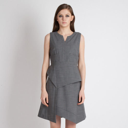 Summer Berghain No 3/7 Modern A-line Dress_Gray